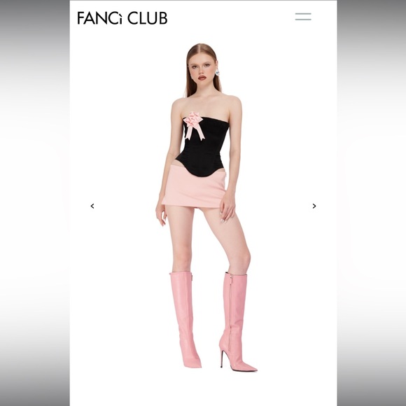 FANCI CLUB RIBBON CORSET - Picture 3 of 3